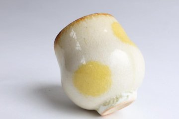 桑原えりこ　だるまカップ　白錆の画像