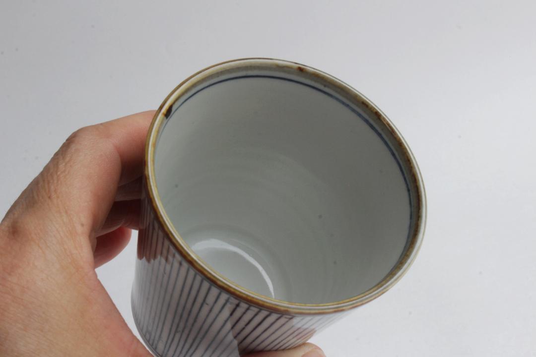 鈴木美佳子　ほそほそコップ　線刻の画像