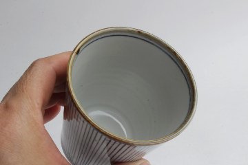 鈴木美佳子　ほそほそコップ　線刻の画像