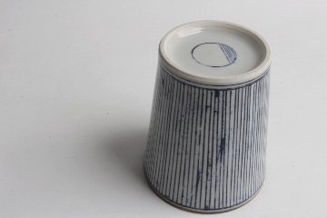 鈴木美佳子　ほそほそコップ　線刻の画像