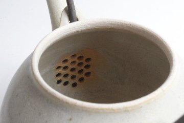 角掛政志　耐火土瓶　白（大）の画像