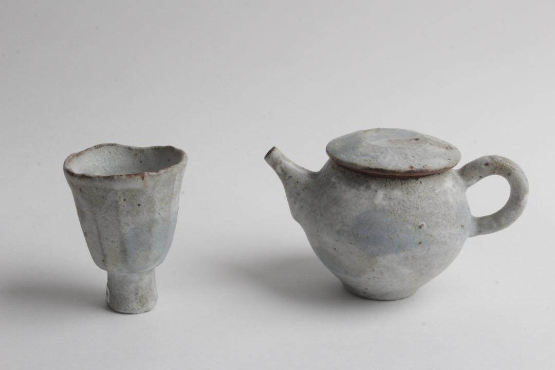 陶器あ⇔ん　手捻り　茶杯の画像