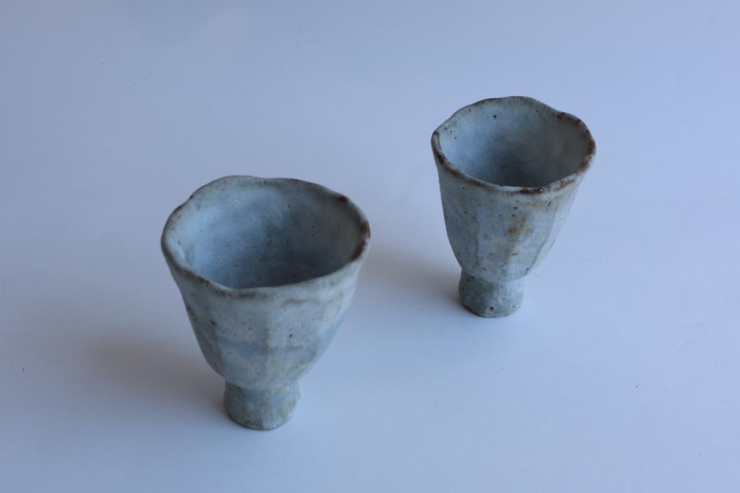 陶器あ⇔ん　手捻り　茶杯の画像