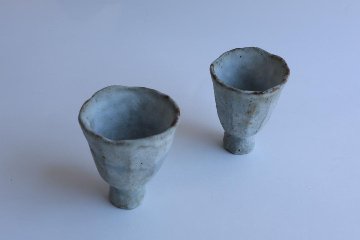 陶器あ⇔ん　手捻り　茶杯の画像