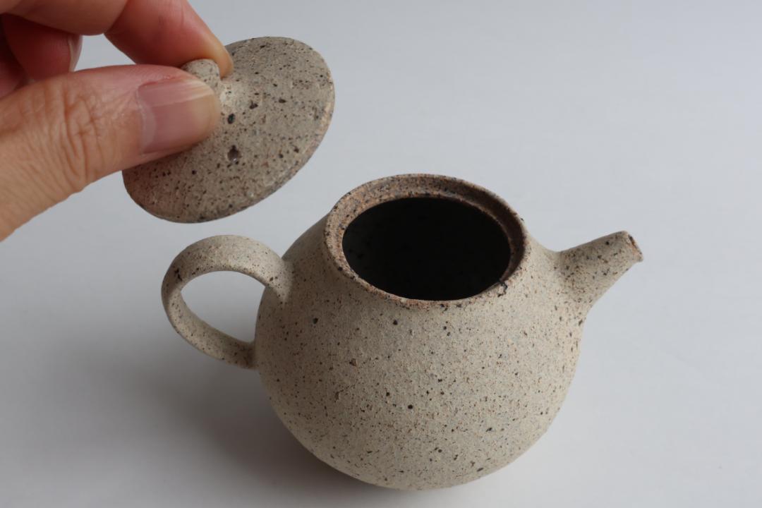 畑中　篤　荒化粧急須　小の画像