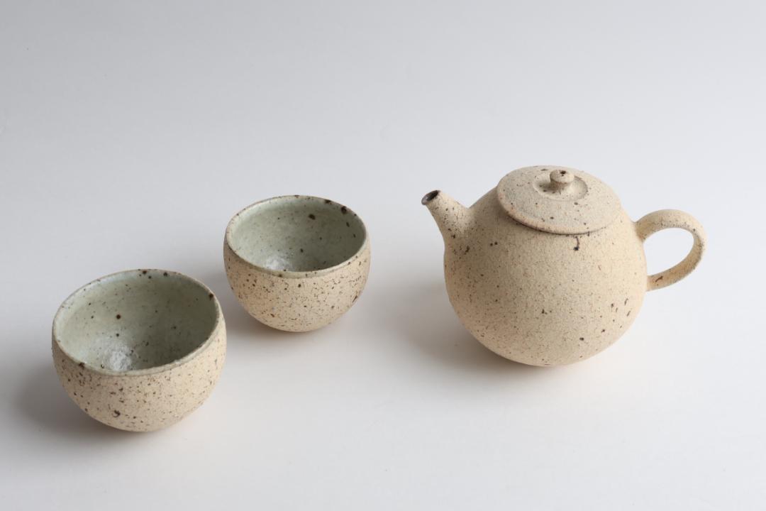 畑中　篤　荒化粧急須　小の画像