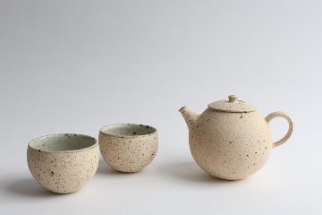 畑中　篤　荒化粧急須　小の画像