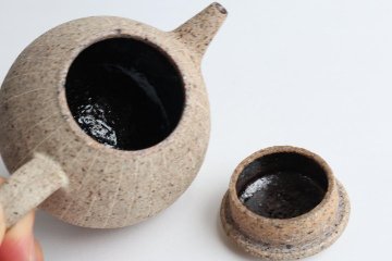 畑中　篤　荒土線刻急須　小の画像
