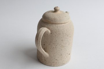 畑中　篤　灰白筒急須の画像
