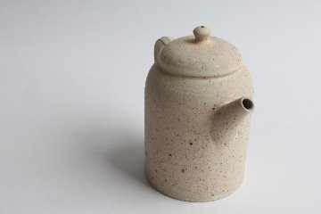 畑中　篤　灰白筒急須の画像