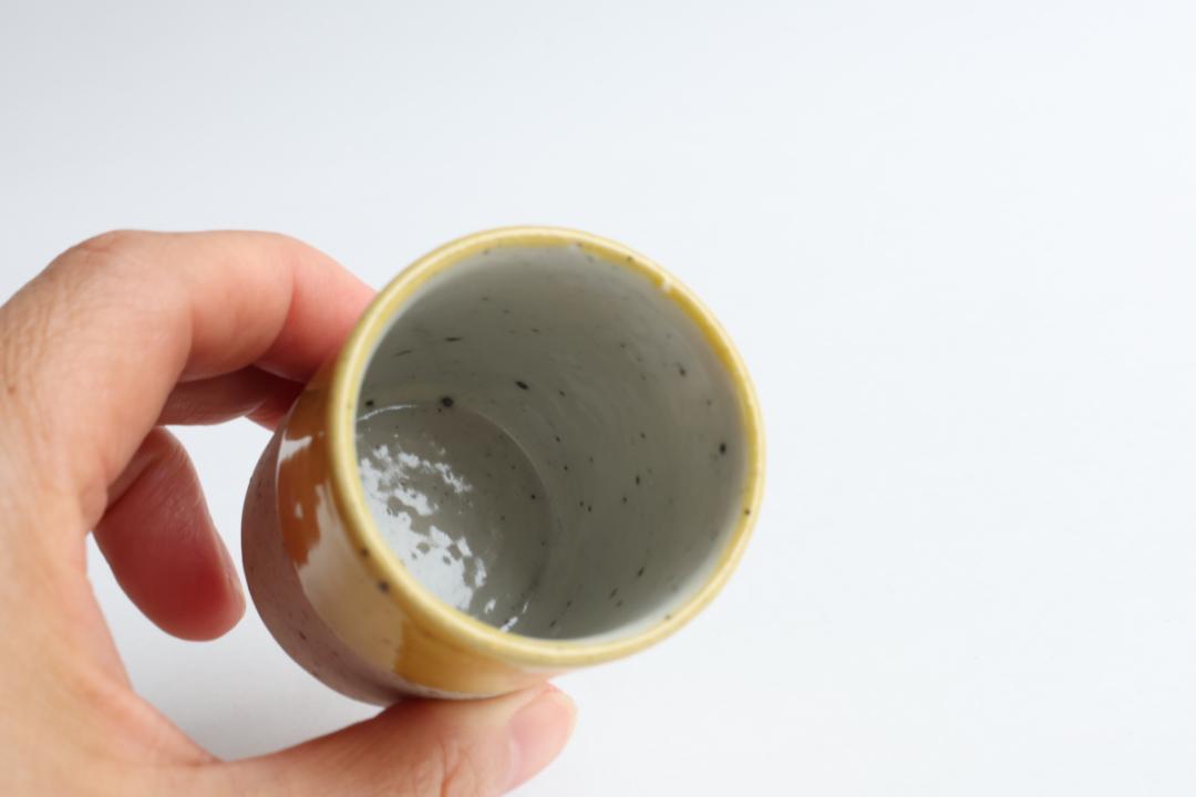 畑中　篤　黄白掛け分けカップセット　小の画像