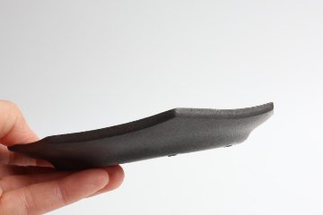塚本友太　八角皿S　黒の画像