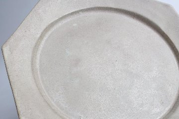 塚本友太　八角皿L　薄銀の画像
