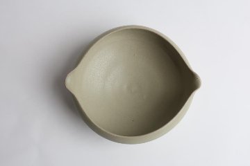 塚本友太　両口鉢　緑の画像