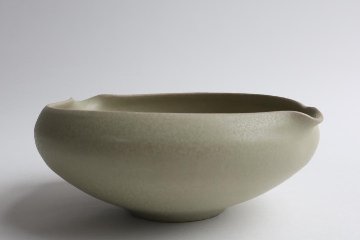 塚本友太　両口鉢　緑の画像