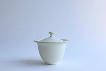 塚本友太　蓋碗　白の画像
