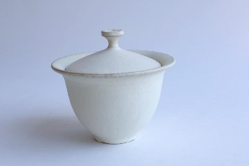 塚本友太　蓋碗　白の画像