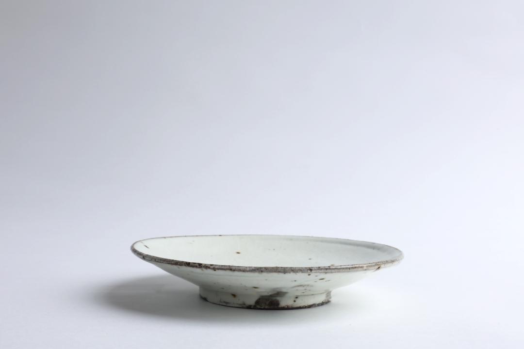 坪井俊憲　粉引五寸皿の画像