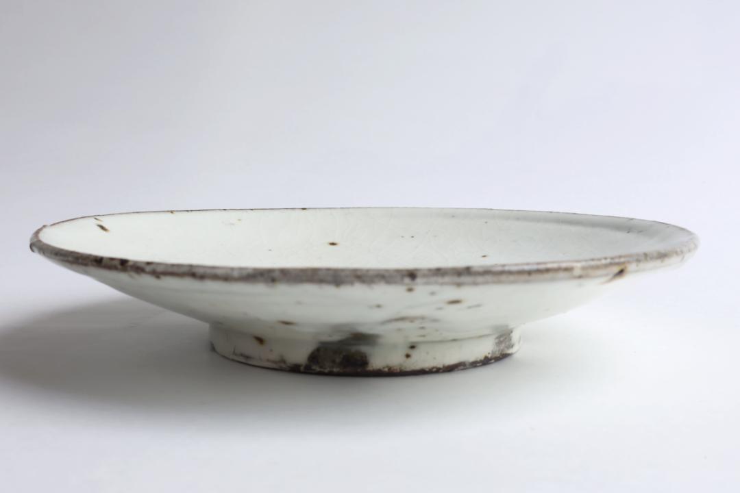 坪井俊憲　粉引五寸皿の画像