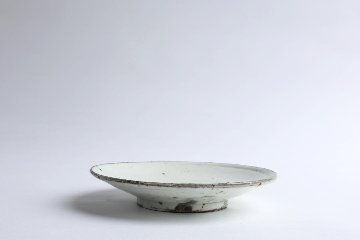 坪井俊憲　粉引五寸皿の画像