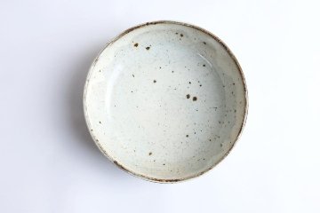 坪井俊憲　刷毛目粉引なます皿の画像