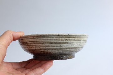 坪井俊憲　刷毛目粉引なます皿の画像