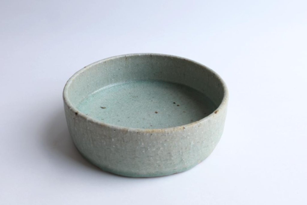 坪井俊憲　灰釉平鉢の画像