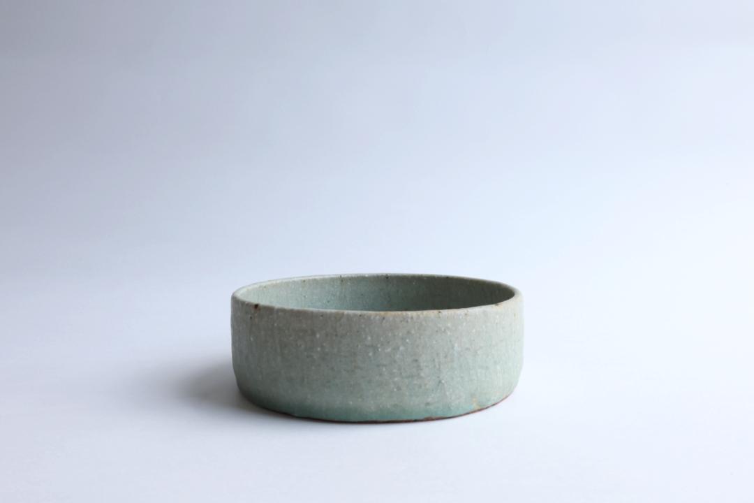 坪井俊憲　灰釉平鉢の画像