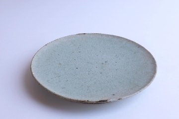 坪井俊憲　灰釉高台皿　中の画像