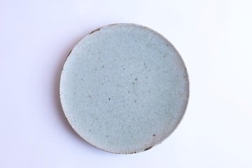 坪井俊憲　灰釉高台皿　中の画像