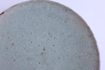 坪井俊憲　灰釉高台皿　中の画像