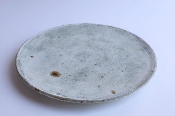 坪井俊憲　刷毛目台皿の画像