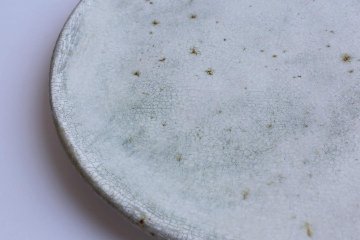 坪井俊憲　刷毛目台皿の画像