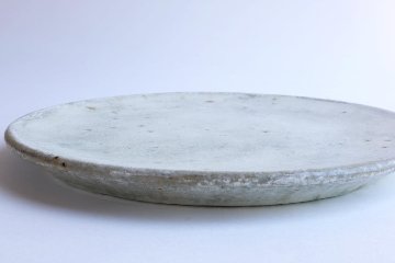 坪井俊憲　刷毛目台皿の画像