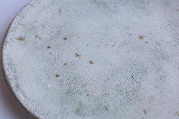 坪井俊憲　刷毛目台皿の画像