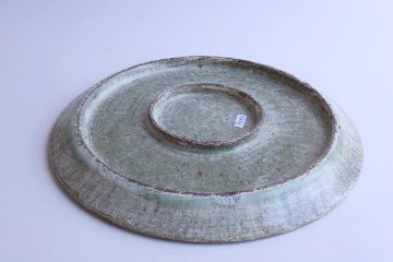 坪井俊憲　刷毛目台皿の画像