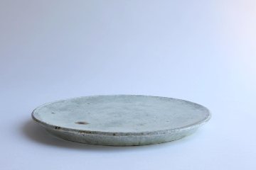 坪井俊憲　刷毛目台皿の画像
