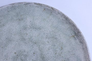 坪井俊憲　刷毛目台皿の画像