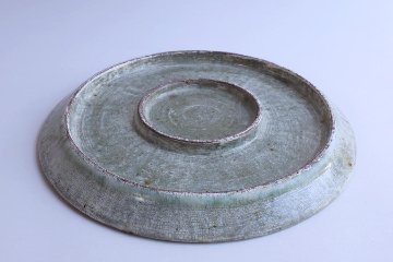 坪井俊憲　刷毛目台皿の画像