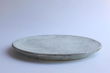 坪井俊憲　刷毛目台皿の画像