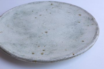 坪井俊憲　刷毛目台皿の画像