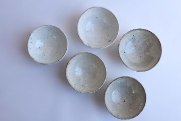 坪井俊憲　粉引飯碗の画像