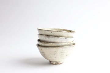 坪井俊憲　粉引飯碗の画像