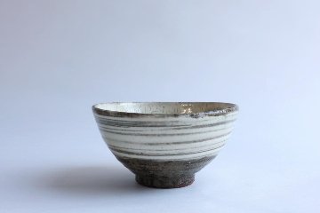 坪井俊憲　刷毛目飯碗の画像