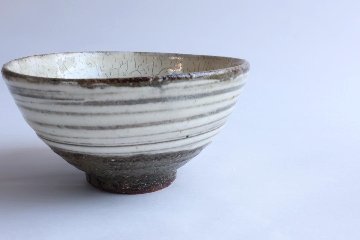 坪井俊憲　刷毛目飯碗の画像