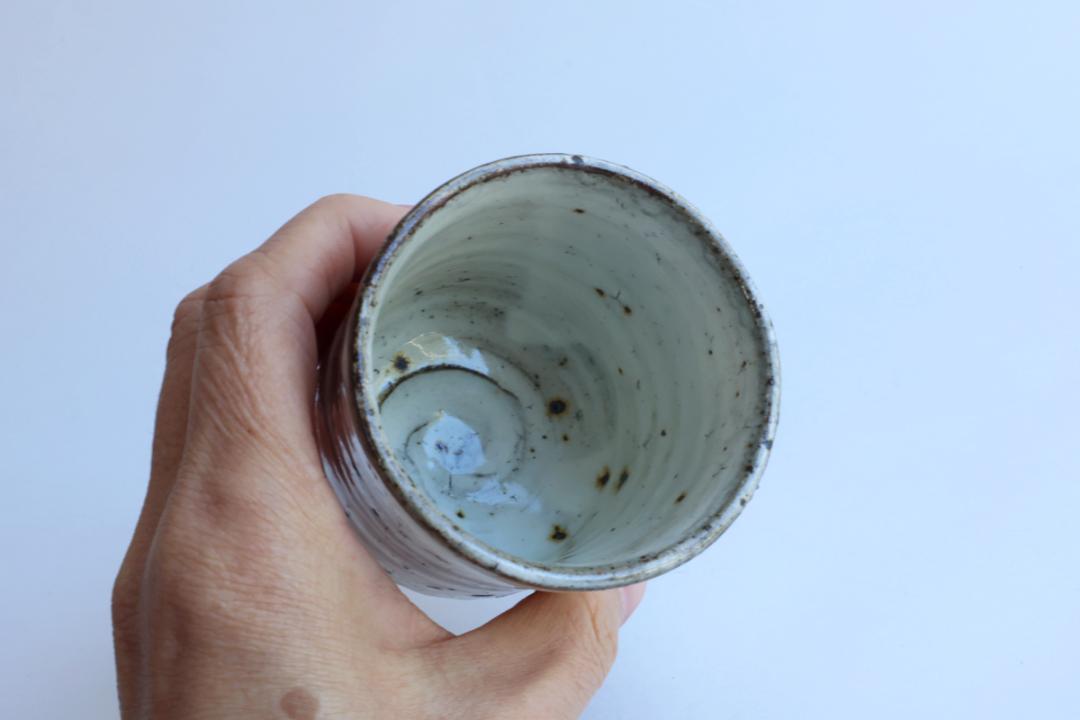 坪井俊憲　粉引湯呑の画像
