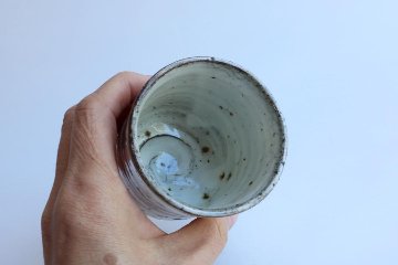 坪井俊憲　粉引湯呑の画像