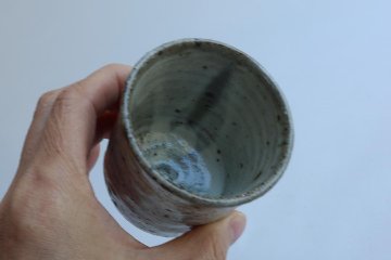 坪井俊憲　粉引湯呑の画像