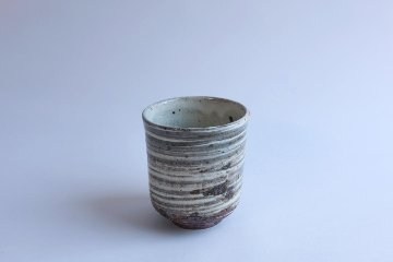 坪井俊憲　刷毛目湯呑の画像