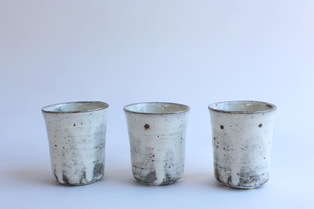 坪井俊憲　粉引小湯呑の画像